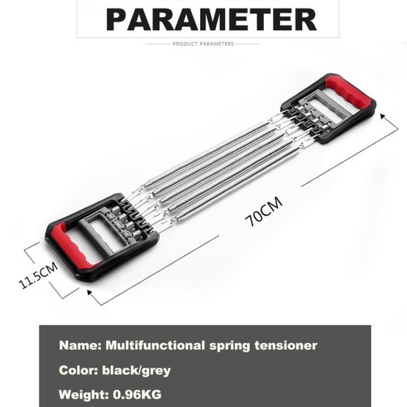 Multifunction Fitness Equipment Finger Exerciser 5 in 1 Spring Chest Expander - Picture 2 of 15